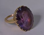 Ladies 14k Ring, Amethyst