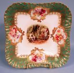 Victoria Austria Hand Painted & Gilded Shakespearian Bowl