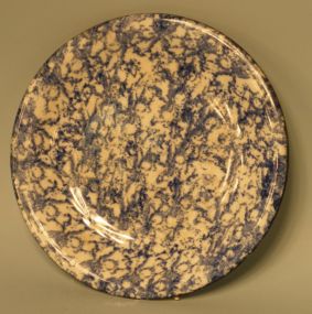 Spongeware Plate