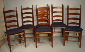 6 Ladder Back Chairs