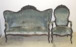 Victorian Couch and Chair