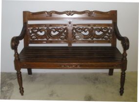 Mahogany Bench
