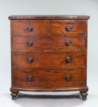 William IV Mahogany Bowfront Chest