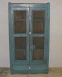 American Vernacular Polychromed Pine Pie Safe