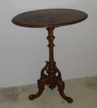 Continental Rococo Revival Carved Walnut Side Table