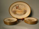 Limoges Game Set Platter and Plates