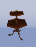 Mahogany Two Tier Chippendale Table
