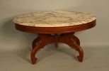 Marble top coffee table