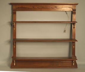 Walnut Plate Rack