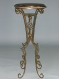 Brass and Marble Plant Stand