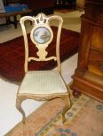 Side Chair in Gold
