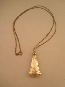 Sterling Silver perfume cache necklace.