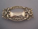 Sterling Broach with pretty floral design.