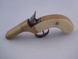 Double Barrel Pistol Derringer Muzzle Load Gun 1840