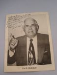 Jack Oakman Autographed Picture