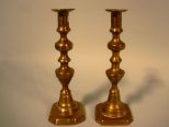 Pair of Brass Candle Stick Holders