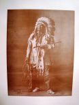 Chief American Horse, SIOUX, F.A. RINEHART Print of Photo, No. 27B