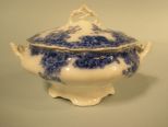 Flow Blue Tureen