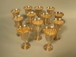 Set of 12 Sterling Goblets