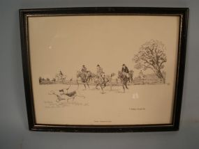 Collection of Four Etchings by Mississippi Artist C. Hudson Chadwick