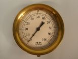 Brass Steam Train Gauge