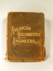 Very Rare American Locomotive Engineers Book, 1899
