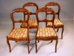 Set of 4 Mahogany Chairs