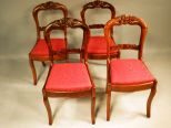 Set of 4 Mahogany Chairs