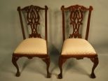 Set of 8 Chippendale Style Chairs