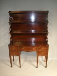 Rare Mahogany Server with Welch Dresser Type Top
