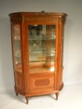 French Satinwood China Cabinet