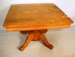 Square Oak Dining Table