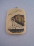 Small Pendant with Image of Walrus