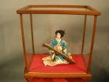 Geisha Doll in Glass Case