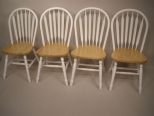 Four Modern Pine Chairs
