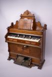 Walnut Pump Organ