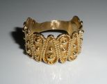 Ladies Ornate Gold Ring