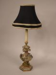 Nice French Candle Lamp with Shade