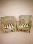 Pair of Wicker chairs