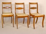 Set of 3 Lyde Duncan Phyfe Chairs