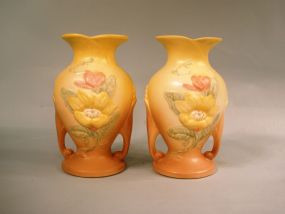 Pair Hull Vases
