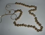 14K Gold Beads and 14K Gold Chain