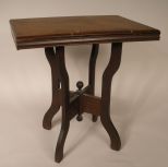 Walnut Eastlake Side Table