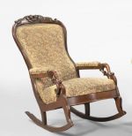 American Rococo Revival Walnut 