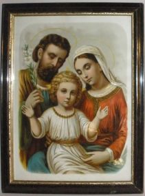 Holy Family - Chromolithograph