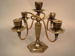 Poole Silver Co. Silver plate Candelabra