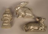 Set of 3 Vintage Chocolate Molds