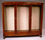 Mahogany Column 3 section Bookcase/China Cabinet