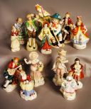 Collection of 14 Occupied Japan Figurines