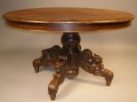 Round Oak Table